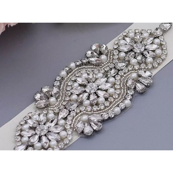 Everlasting Sparkle, is a Unique one-of-a-kind 7-piece Bridal  Tiara Ensemble main image 4